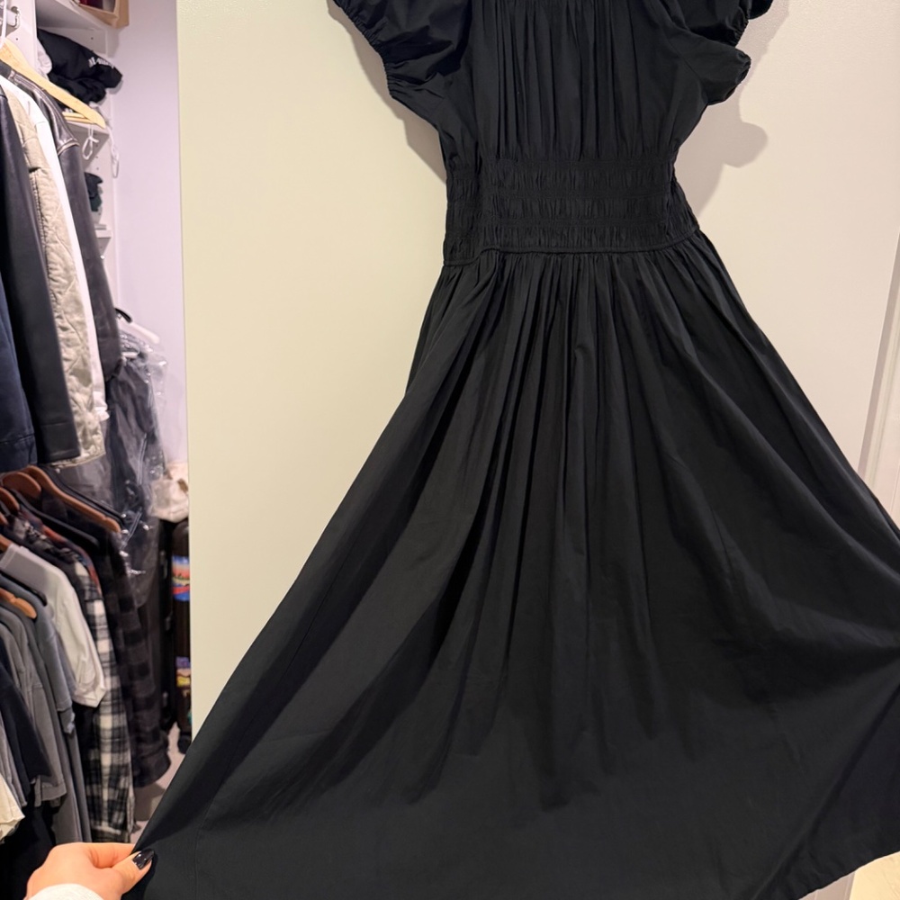 DOEN BLACK QUINN DRESS SIZE SMALL - Picture 6 of 6